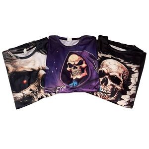 Graphic Skull T-Shirts Set